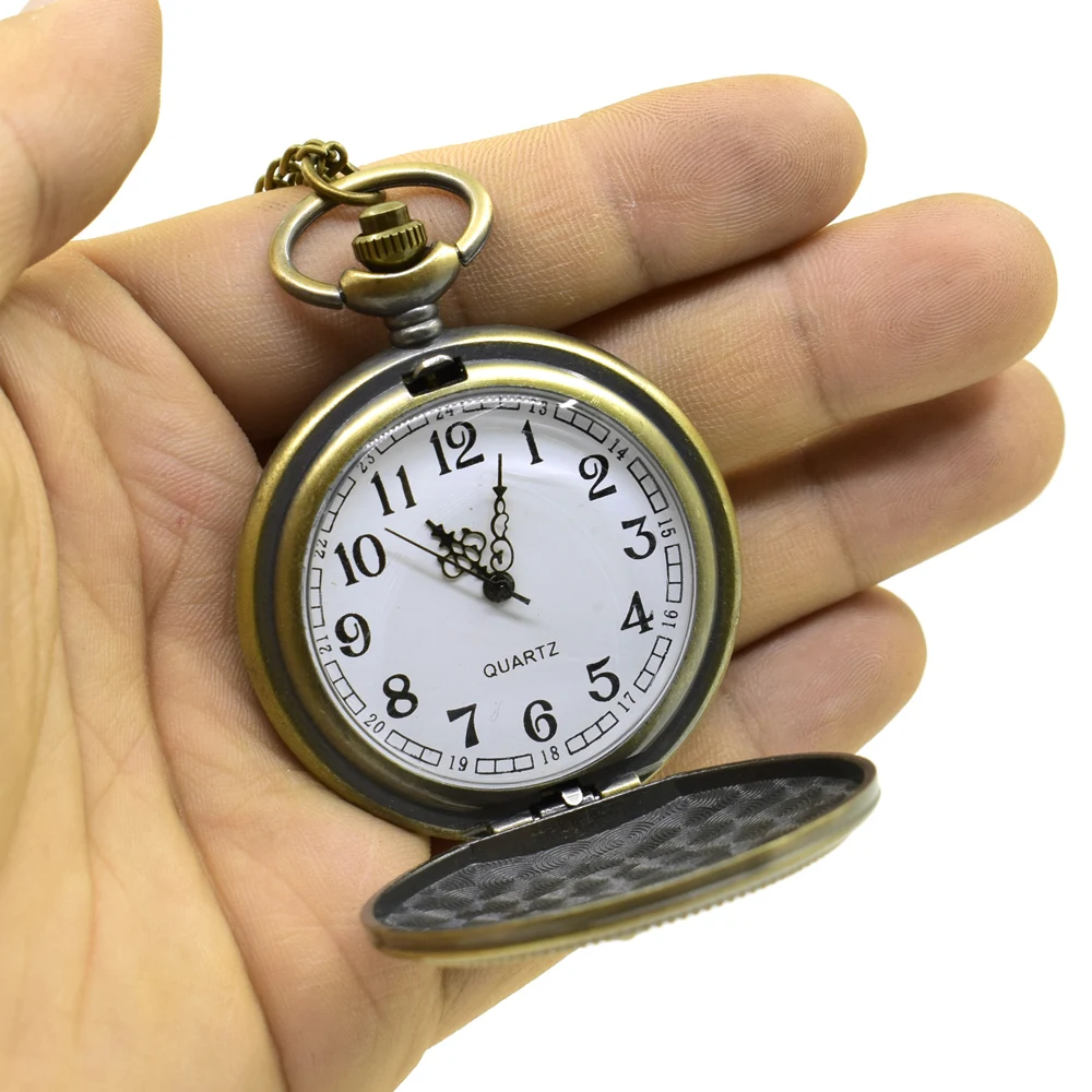 Карманные часы с волком винтажные Ретро мужские карманные Huskie Alaskan Cool тиснение