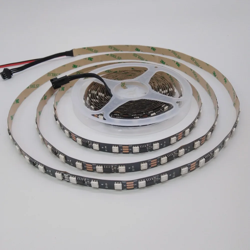 SM16703 WS2811 Addressable Rgb Led Strip 60 leds/M 12V digital 5050 programable 5M Smart Pixel Led Tape for led madrix project
