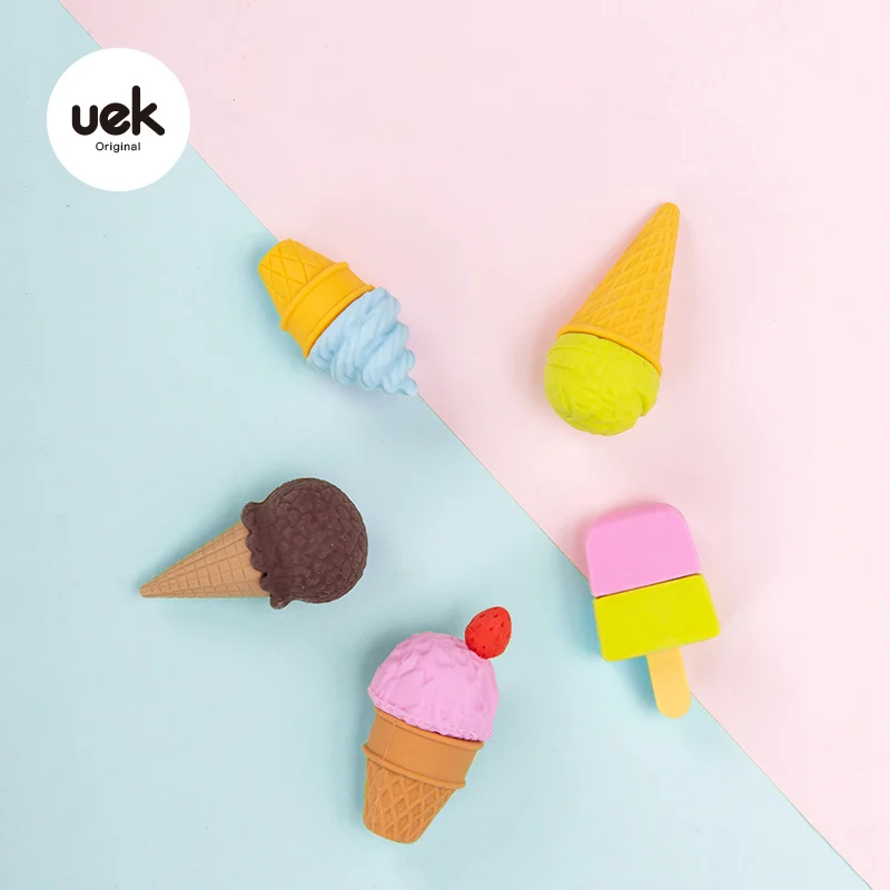 Fun Dry ластики в форме модная машина пилот тележка мороженого 3D резиновые карандаш