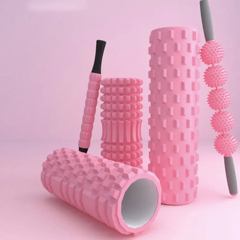 

Yoga Column Gym Fitness Foam Roller Pilates Yoga Exercise Back Muscle Massage Roller Soft Yoga Block Muscle Roller Drop Shipping