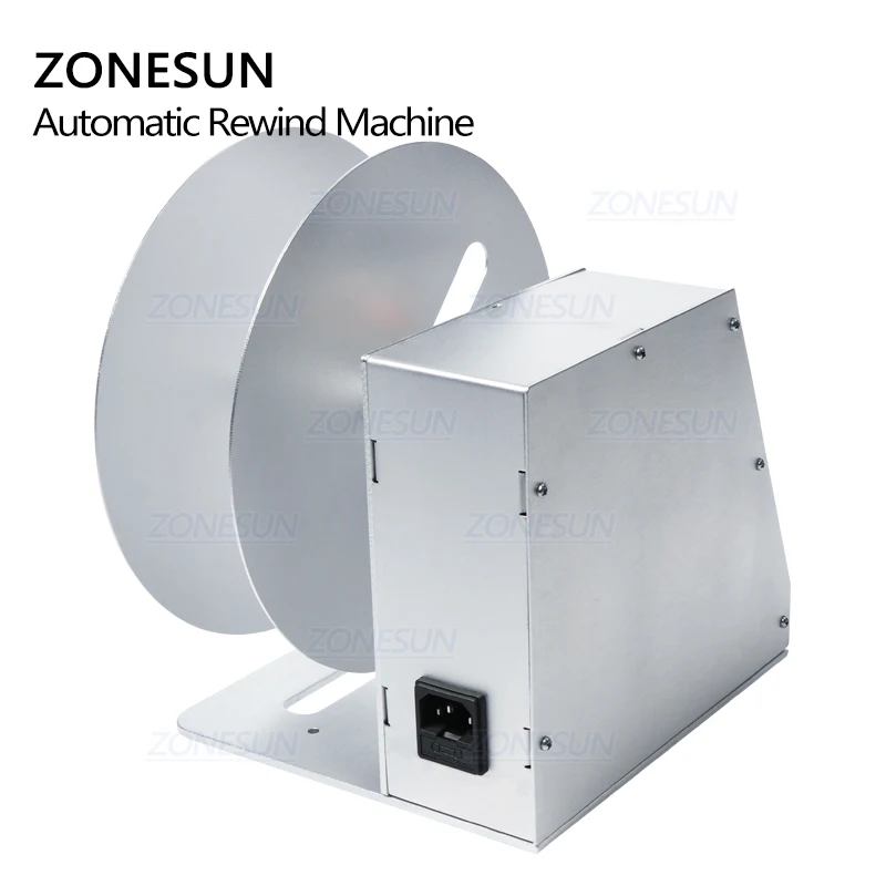 

ZONESUN Label Rewinder For Clothing Wash Label Bar Code Label Price Tag Self-Adhesive Label Sticker Speed Adjustable