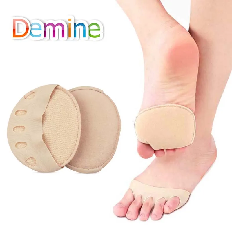 Five Toes Forefoot Pads for Women's Shoes Sandals High Heels Half Insoles Foot Pain Care Slip Resistant Cushions Toe Pad Inserts