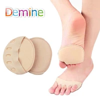 1pair cotton five toes half insoles for shoes woman high heel pad foot care insole relieve forefoot pain inserts massage cushion