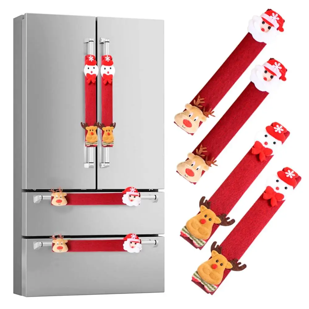 QIFU декор для холодильника Рождественские украшения дома 2020 Navidad Санта Клаус