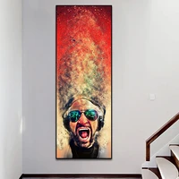 funny fire canvas interior paintings figures modern personalized minimalist wall art posters pictures living room decoration