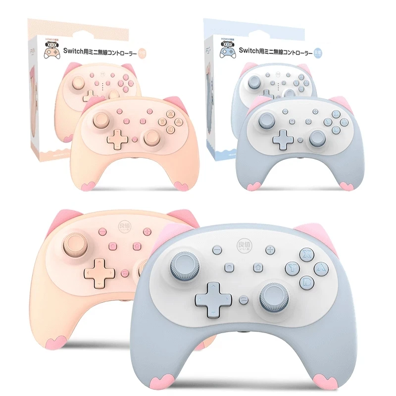 

2021 NEW For Nintendo Switch /Switch Lite Gamepad Joystick Voice Wake Up Headphone Plug Gamepads IINE Cat 4nd Wireless Controlle