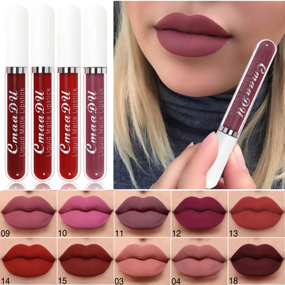 

SPECIAL PRICE Matte Velvet Lip Glaze Waterproof Lasting Moisturizing And Not Easy To Fade Lip Gloss Lipstick Lips Makeup