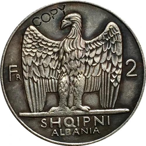 Албания 1926 копия монет 26 мм