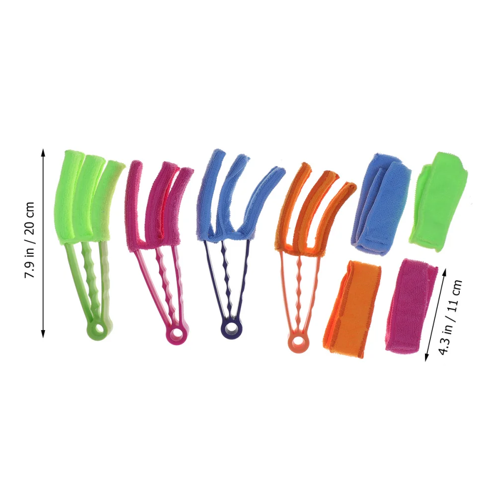 

4pcs Car Cleaning Brush Interior Automobile Air Condition Outlet Dust Cleaning Tool Washable Brush Car Duster (Green, Blue, Rosy