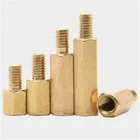 Круглые латунные прокладки 50 шт M2 * L + 3 L = 3-30 m2, наружная и внутренняя резьба