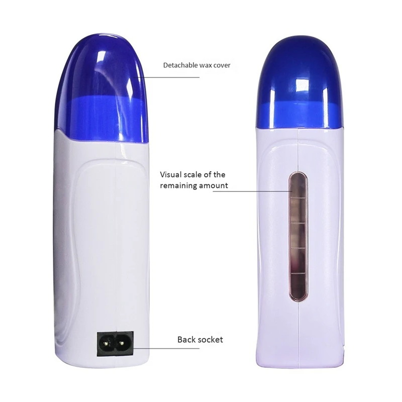 Восковая эпиляция портативный ролик для волос эпилятор машина нагревания воска 1