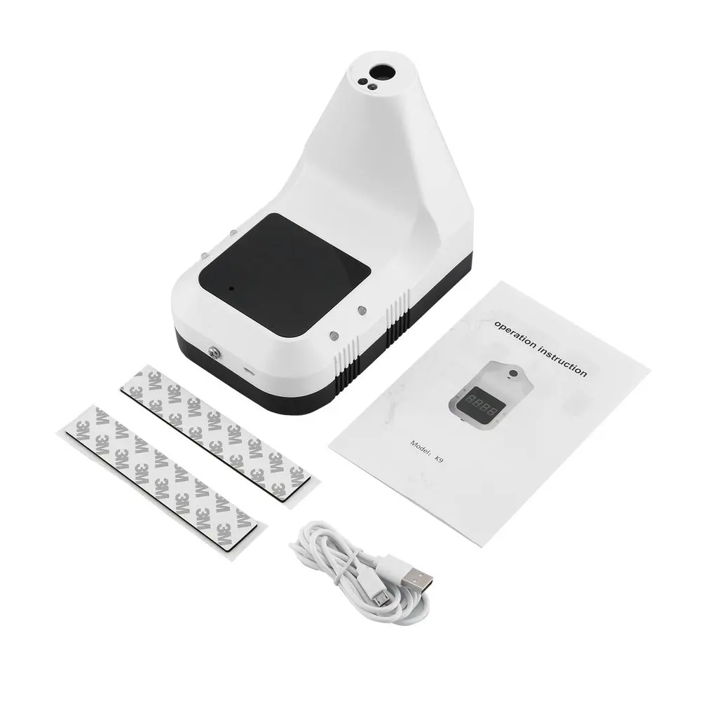 

2020 New Convenient Non-contact Infrared Thermometer Wall-mounted Infrared Thermometer Practical Three-color Indicator Light