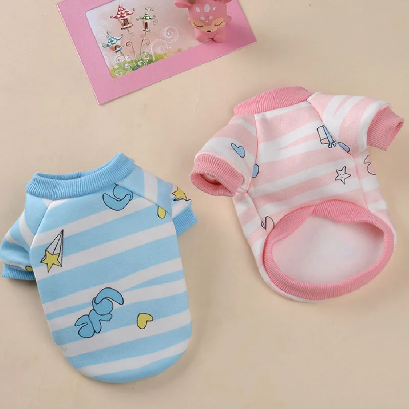 2019 Милая Одежда для собак свитшот мягкая одежда щенка милая с мультяшным принтом