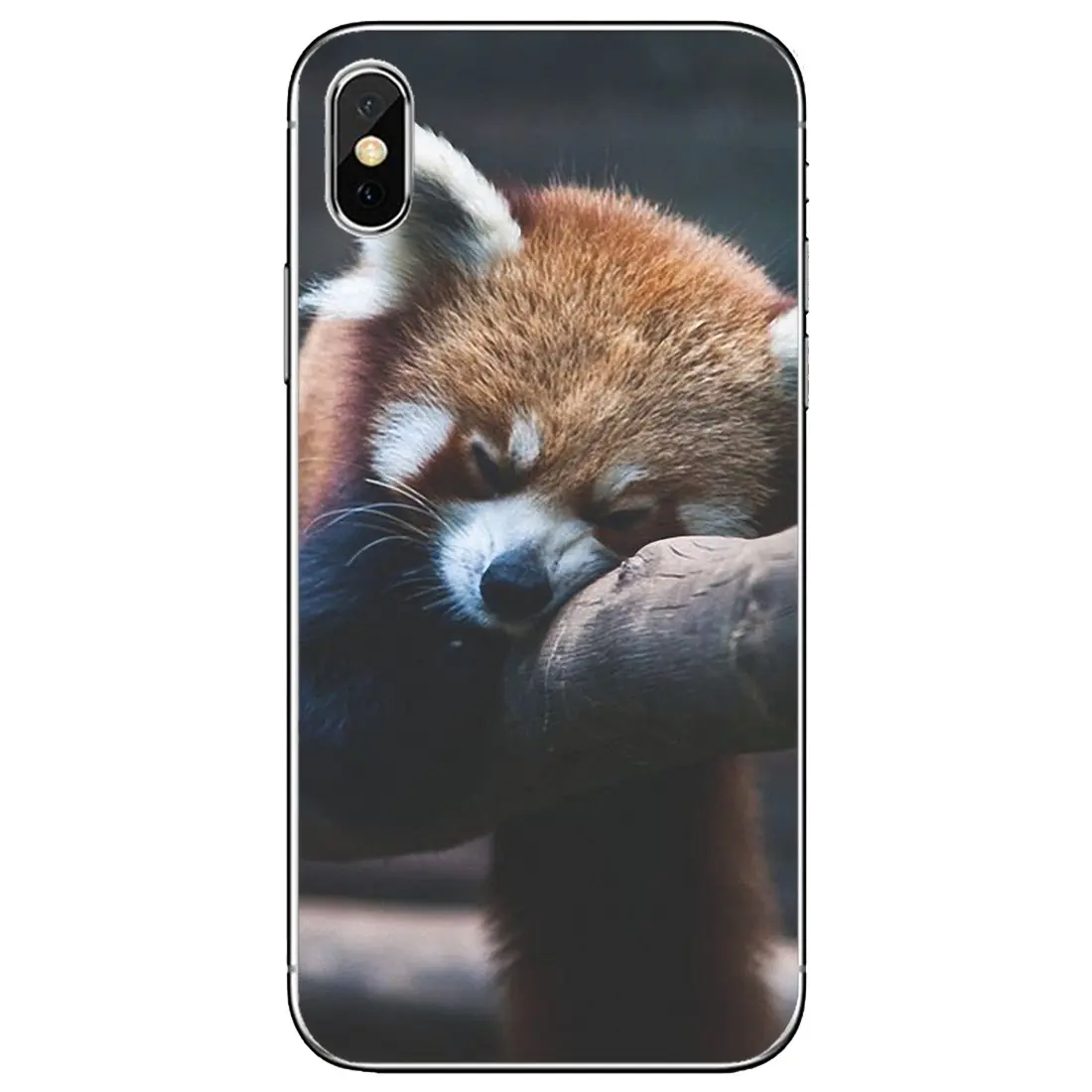 Силиконовый чехол для Xiaomi mi Redmi Note 3 4 4X 5 6 7 8 8t 9 9s 9t 10 pro lite Red-pandas-постер | Мобильные