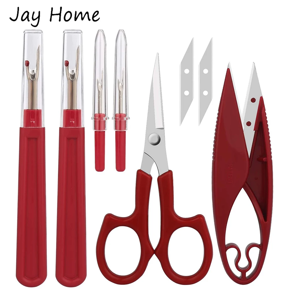 8 шт швейная Вспарыватель швов инструментов шов рыхлители Вышивка гладью нитки