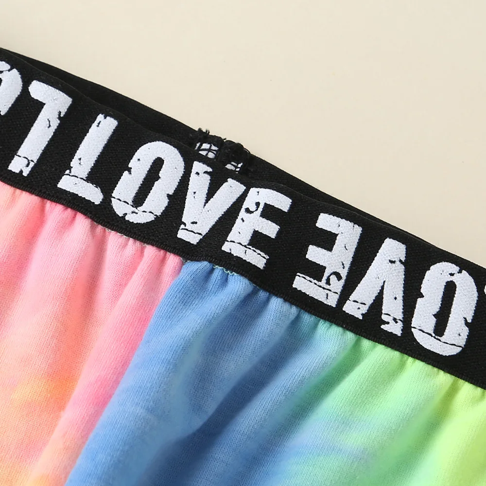 

Kids Clothes Autumn Baby Girls Clothes Sets Tie Dye Printed Long Sleeve Pullover Sweatshirt Tops Pants Sports Sets