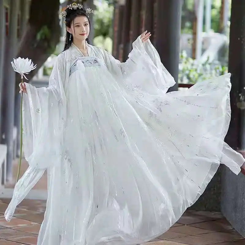 Платье ханьфу женское традиционное в китайском стиле костюм феи для танцев
