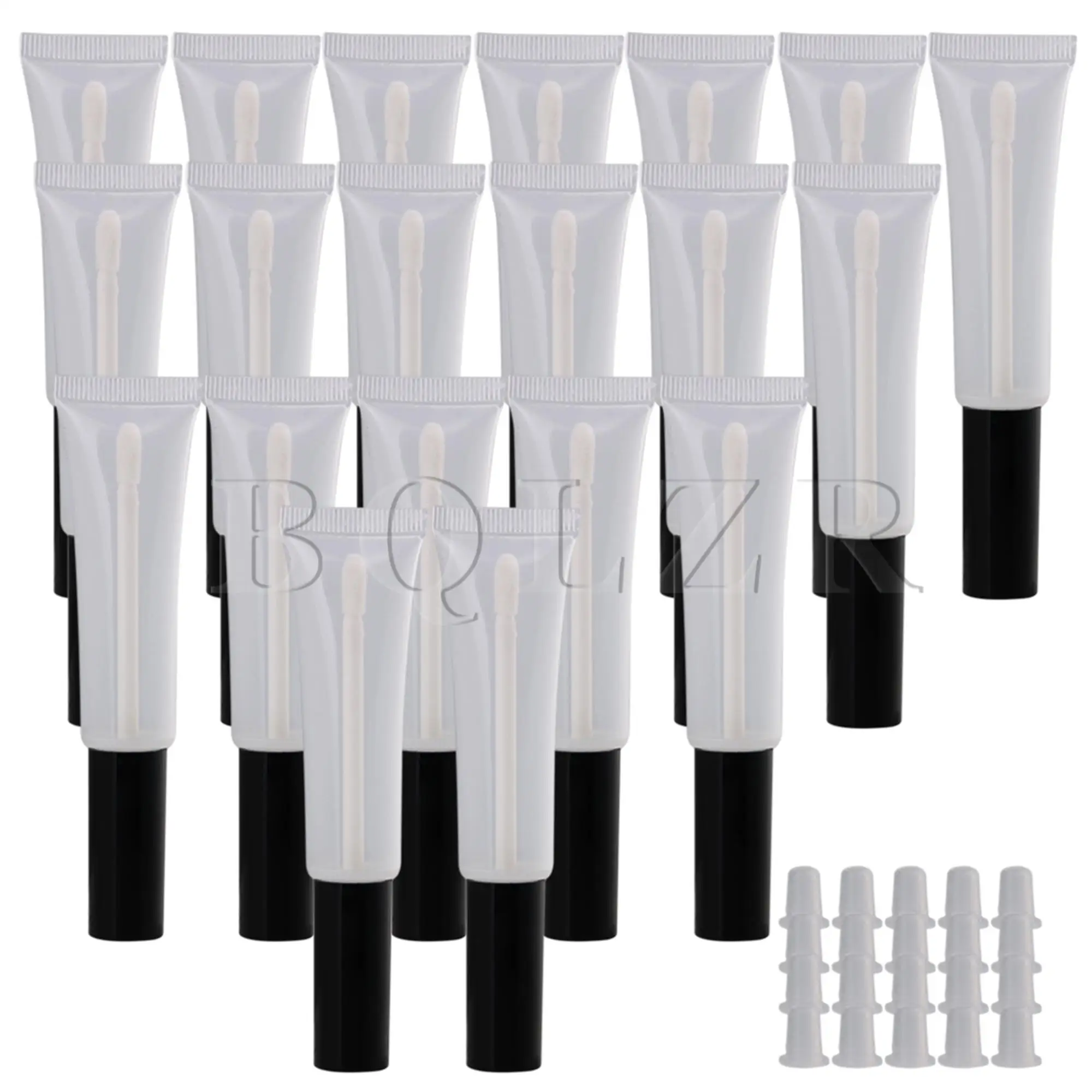 

20PCS 15ml Lip Gloss Tubes Empty Clear Cosmetic Containers Soft