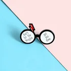 Брошь в виде очков мага, Забавный значок в виде фонарика, значок для мужчин и женщин, броши, ювелирные изделия, аксессуары