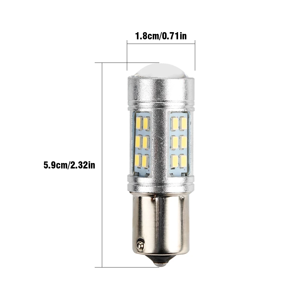 OKEEN 12В-24В 21SMD 2835 LED S25 светодиодный 1157 BAY15D BAY 15D P21/5W T20 7440 W21W автомобильная