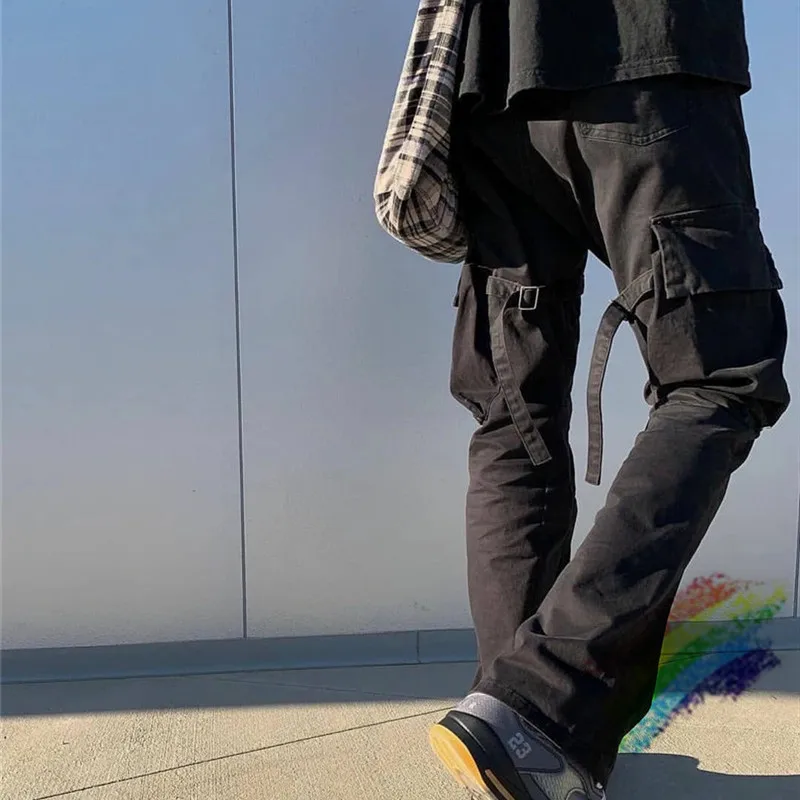 2020fw VUJADE travisscott штаны 1:1 высокое качество металла брюки карандаш черные внутренняя