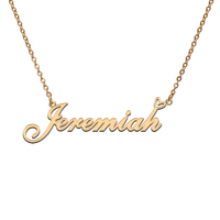 god with love heart personalized character necklace with name jeremiah for best friend jewelry gift