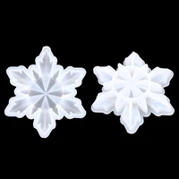two layer mirror snowflake pendant handmade pendant mold diy crystal epoxy snowflake mold jewelry creative production