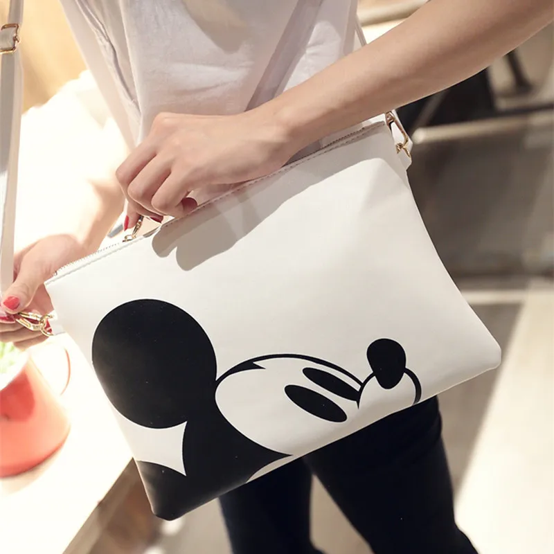 Сумка для подгузников Disney Mickey сумка на плечо мультяшная почтальонка с Минни из