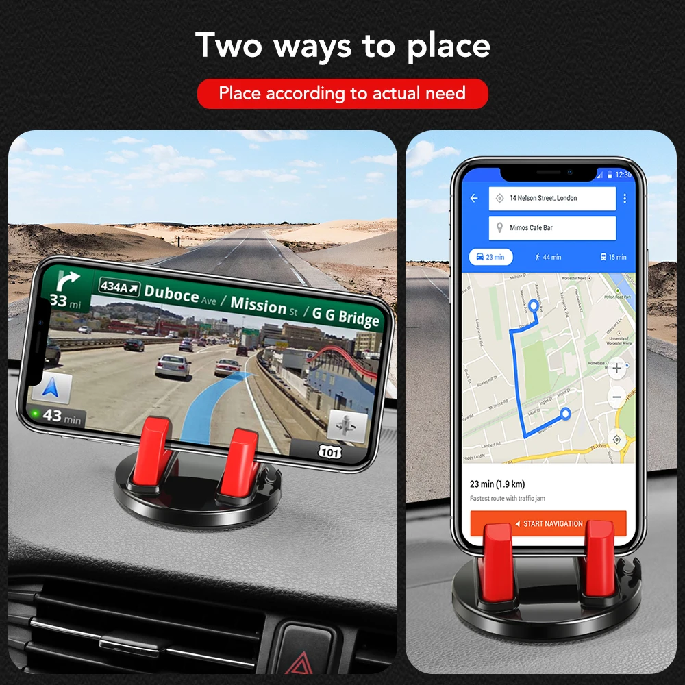 Автомобильный держатель для телефона с поворотом на 360 градусов автомобильные