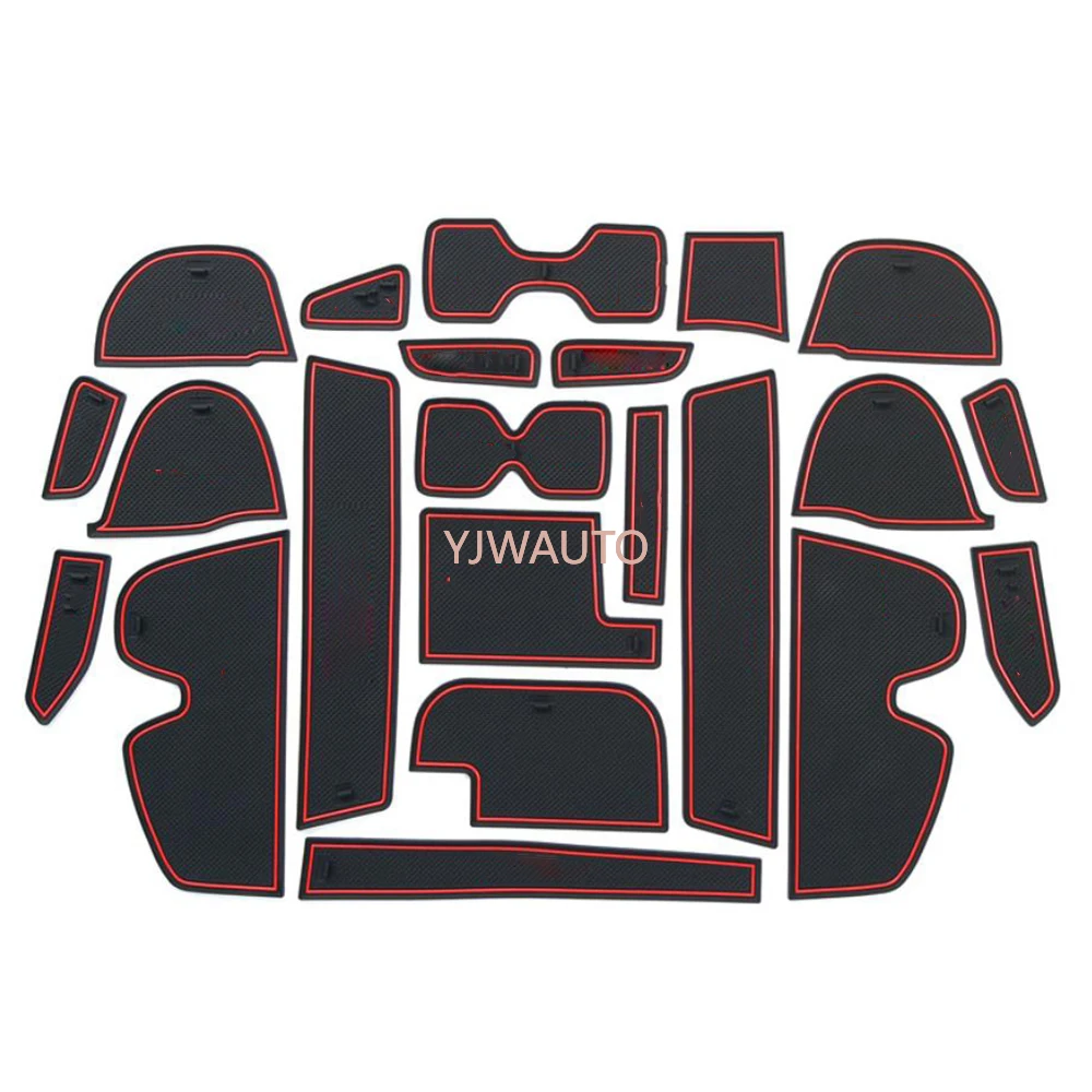 

Door Slot Mat for Nissan Terra Gate Groove Cushion Car Door Rubber Cup Holder Mats Anti-slip Carpets Position