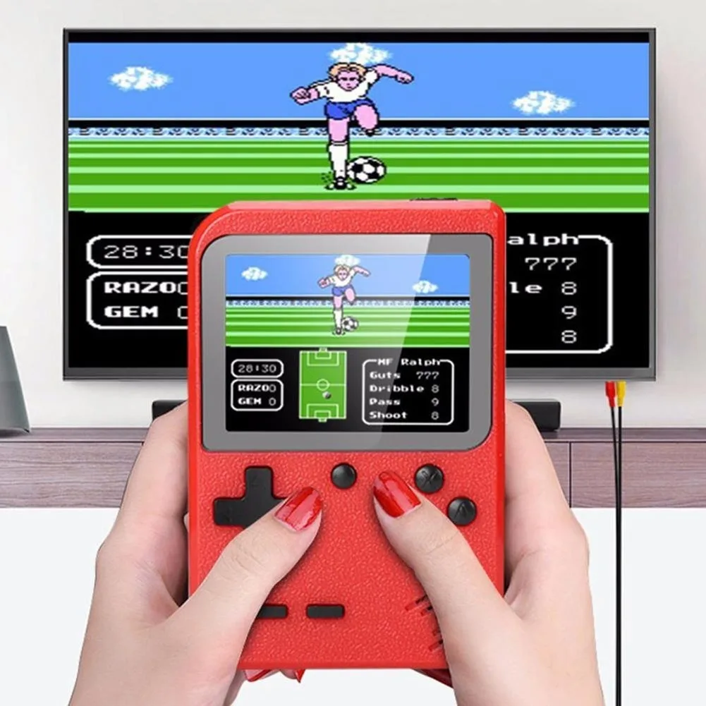 Портативная Ретро игровая консоль Встроенный 400 игр 8 битная мини Карманная