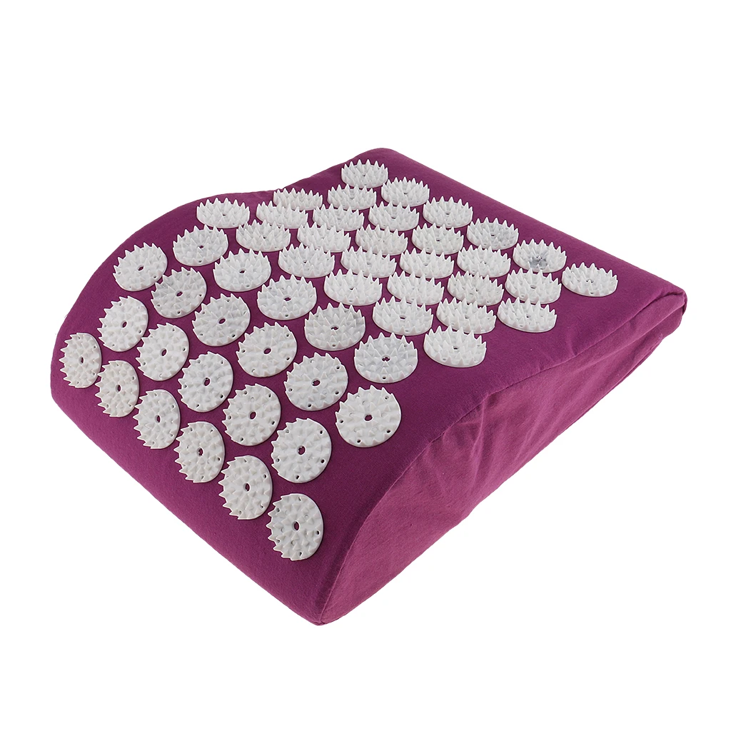 Neck Pillow Cushion Acupressure Massage Mat for Shoulder Head Stress Tension Relaxing Home Yoga Use |