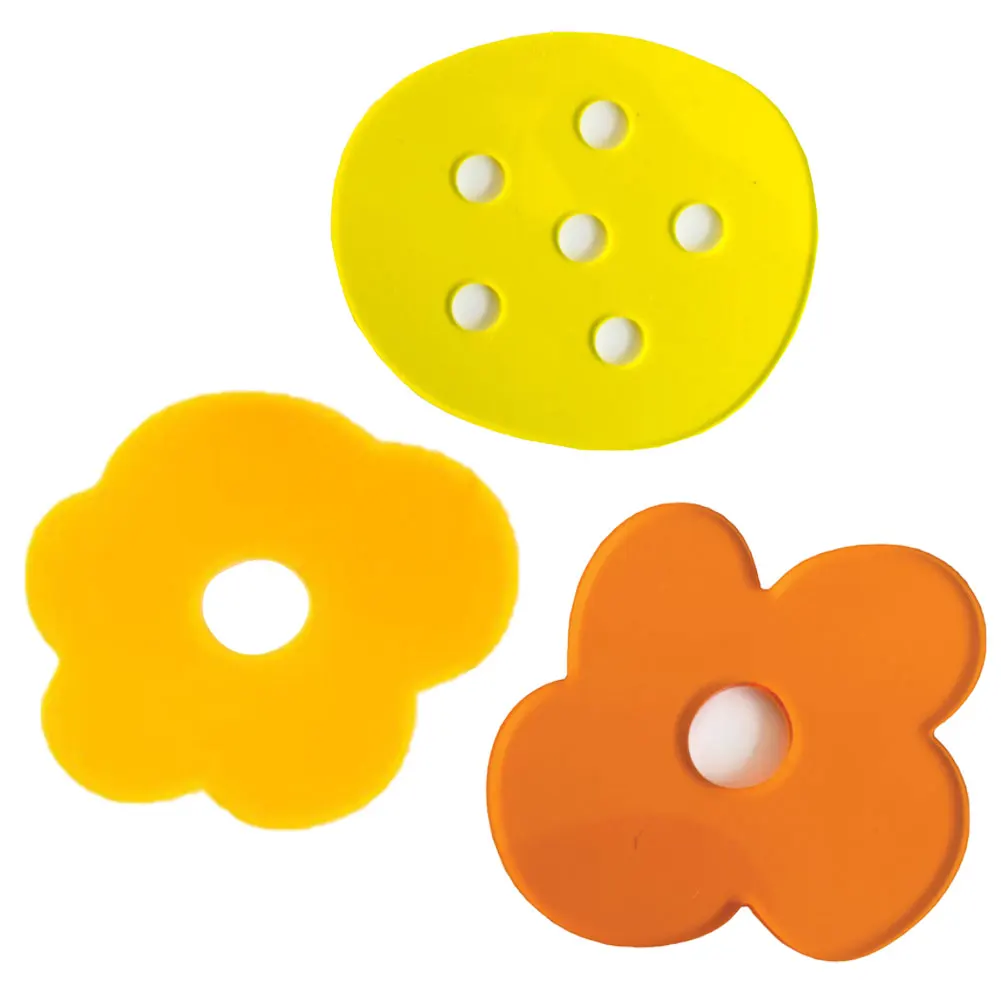 

Table Placemat Coaster Acrylic Heat-Resistant Cup Mat Pad Flower Shape Coasters Tea Cup Drinks Desktop Mat Placemat Decoration