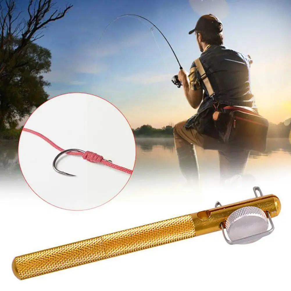 

Hook Knotter Electric Hook Hook Hook Hook Device Manual Quick Knotter Line Tools Tackle Hook Fishing Knotter O0Y3