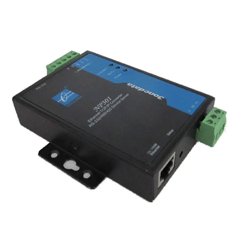 Последовательный сервер NP301, обновление версии 485 до Ethernet 232 до Ethernet, с использованием 32-битного процессора ARM, поддержка 10/100M