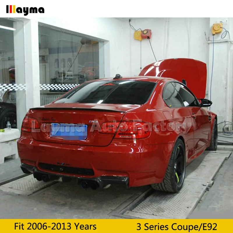 Стильный задний спойлер для багажника из углеродного волокна BMW 3 серии Купе 2