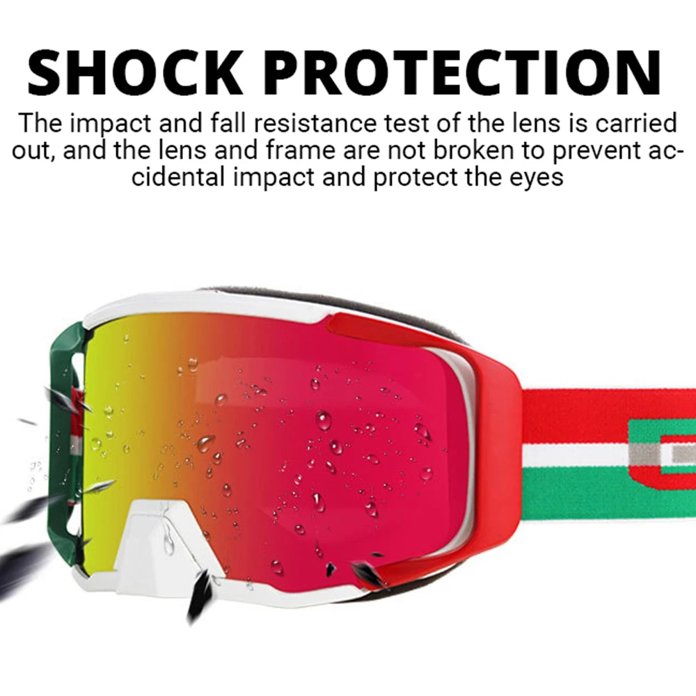 Очки мотоциклетные мужские ветрозащитные медные гоночные очки в стиле стимпанк