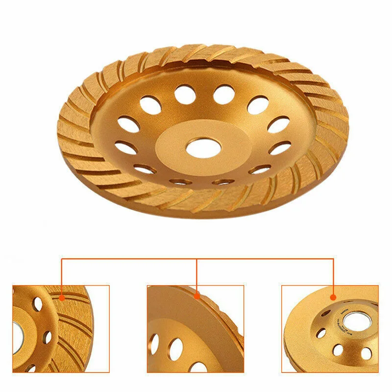 7 &quotАлмазный сегмент шлифовальный круг диск Фрезерный резак без покрытия