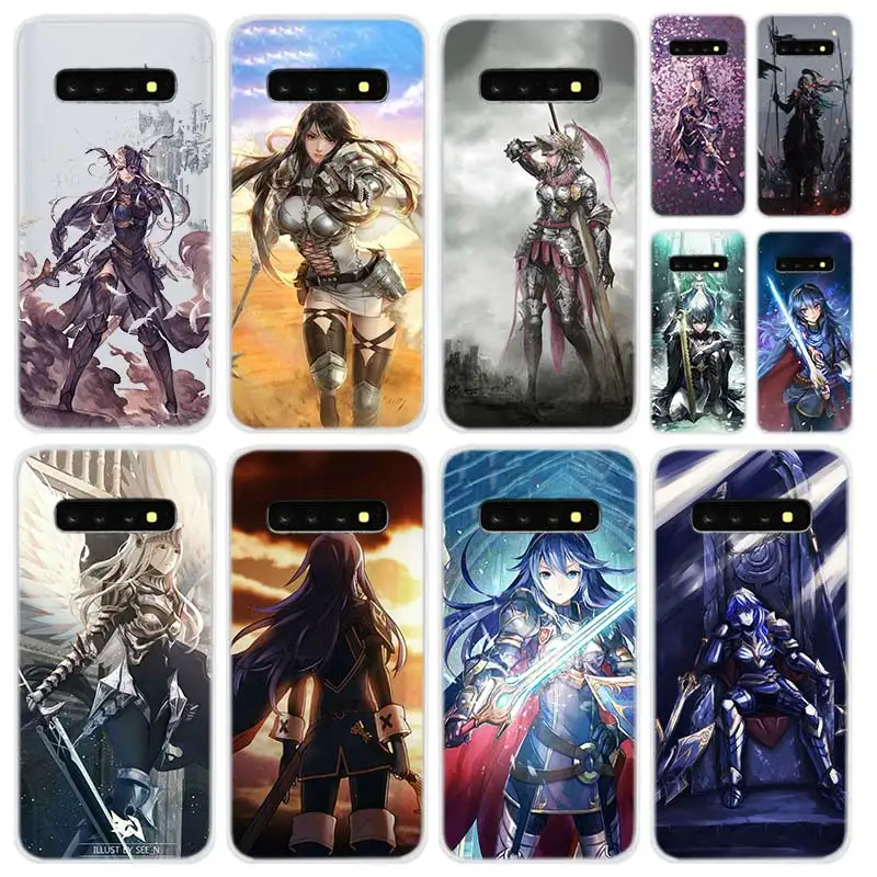 

Soft Silicone Case For Samsung Galaxy S21 S20 Uitra S10 S9 S8 Plus Lite Ultra S20fe S10e S7Edge Fire Emblem
