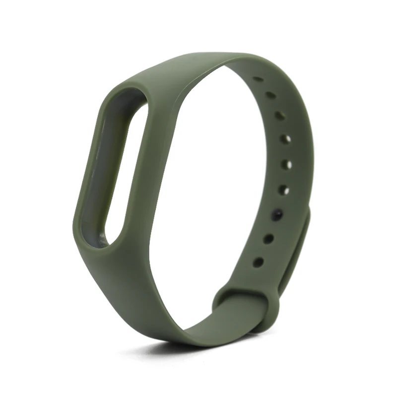 Спортивный силиконовый ремешок для Xiaomi Mi Band 2 аксессуары correa mi band цветной браслет