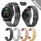 Ремешок для наручных часов Garmin Fenix 6X 6S 6 Pro 5X 5 5S 3HR D2Watch, быстросъемный браслет из нержавеющей стали, 26 22 20 мм