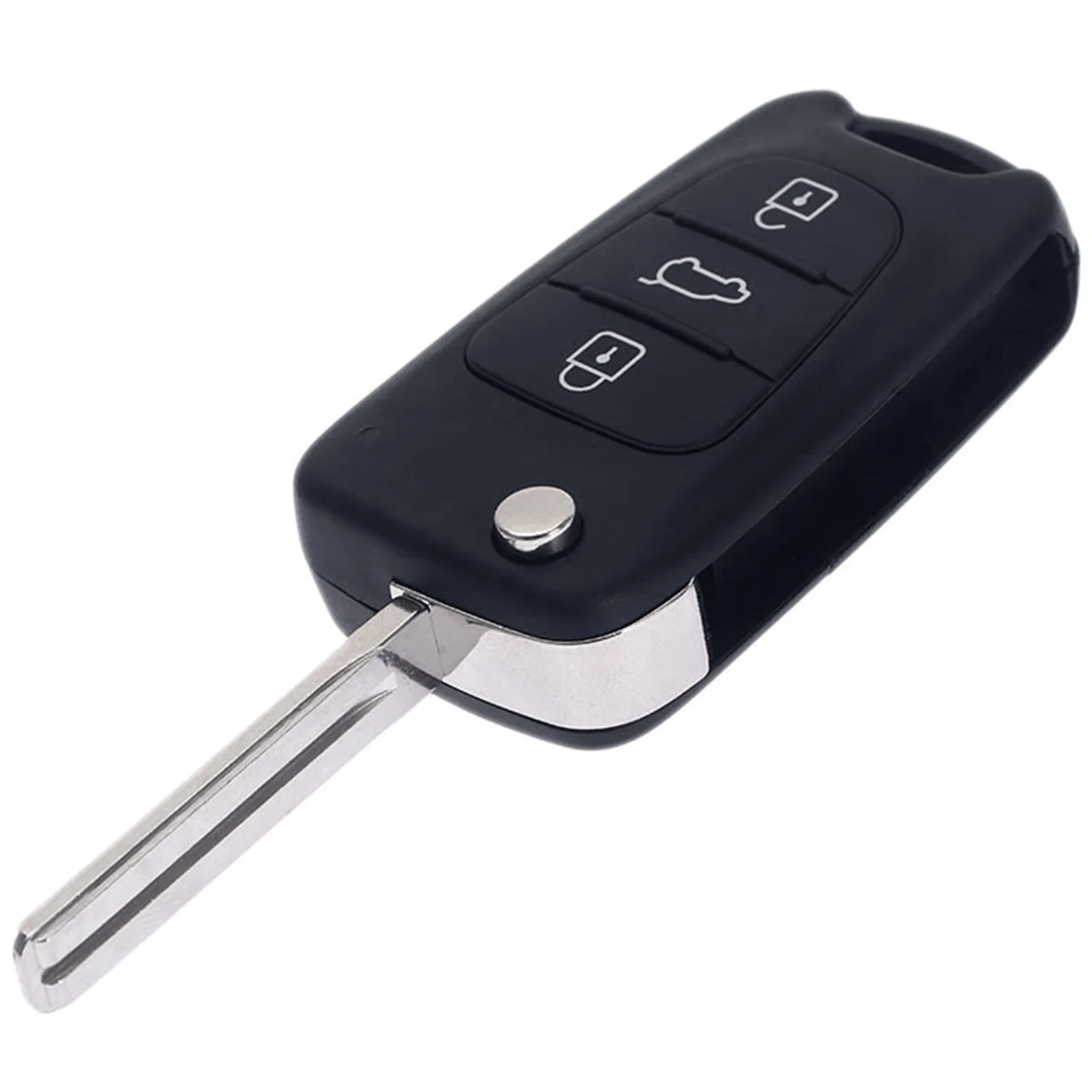 3 кнопки дистанционного ключа брелок корпус складной флип чехол необработанное