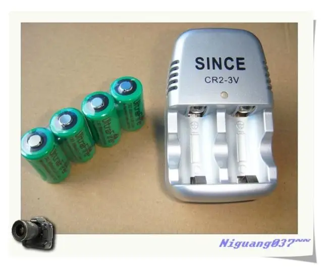 

New 6 pcs.15270 CR2 800mAh battery+3V CR2 battery charger,lithium battery,rechargeable batteries,digital camera, made of special