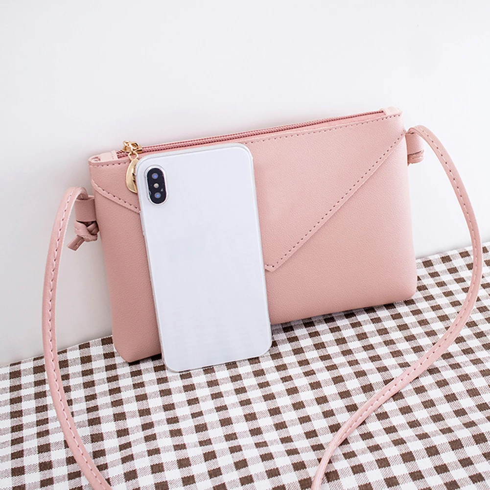 Минимализм женская модная однотонная сумка через плечо на молнии с листьями для