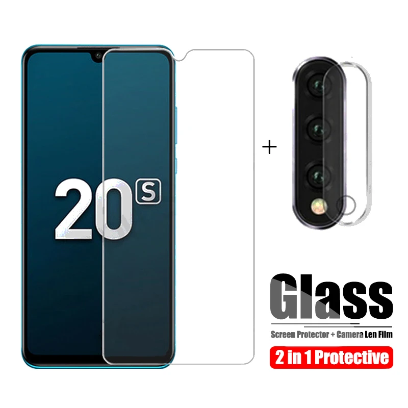 

Защитное стекло для Huawei Honor 20 S, протектор экрана на Honor 20 S, пленка на объектив камеры, защитное закаленное стекло для Honor20S, 20 S