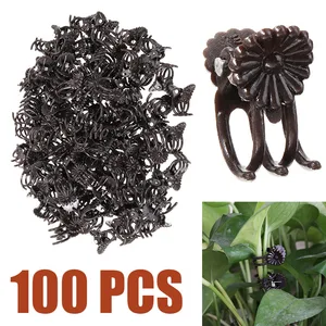 Зажимы для прививки растений, пластиковые, 1, 5 х2 см, 100 шт.