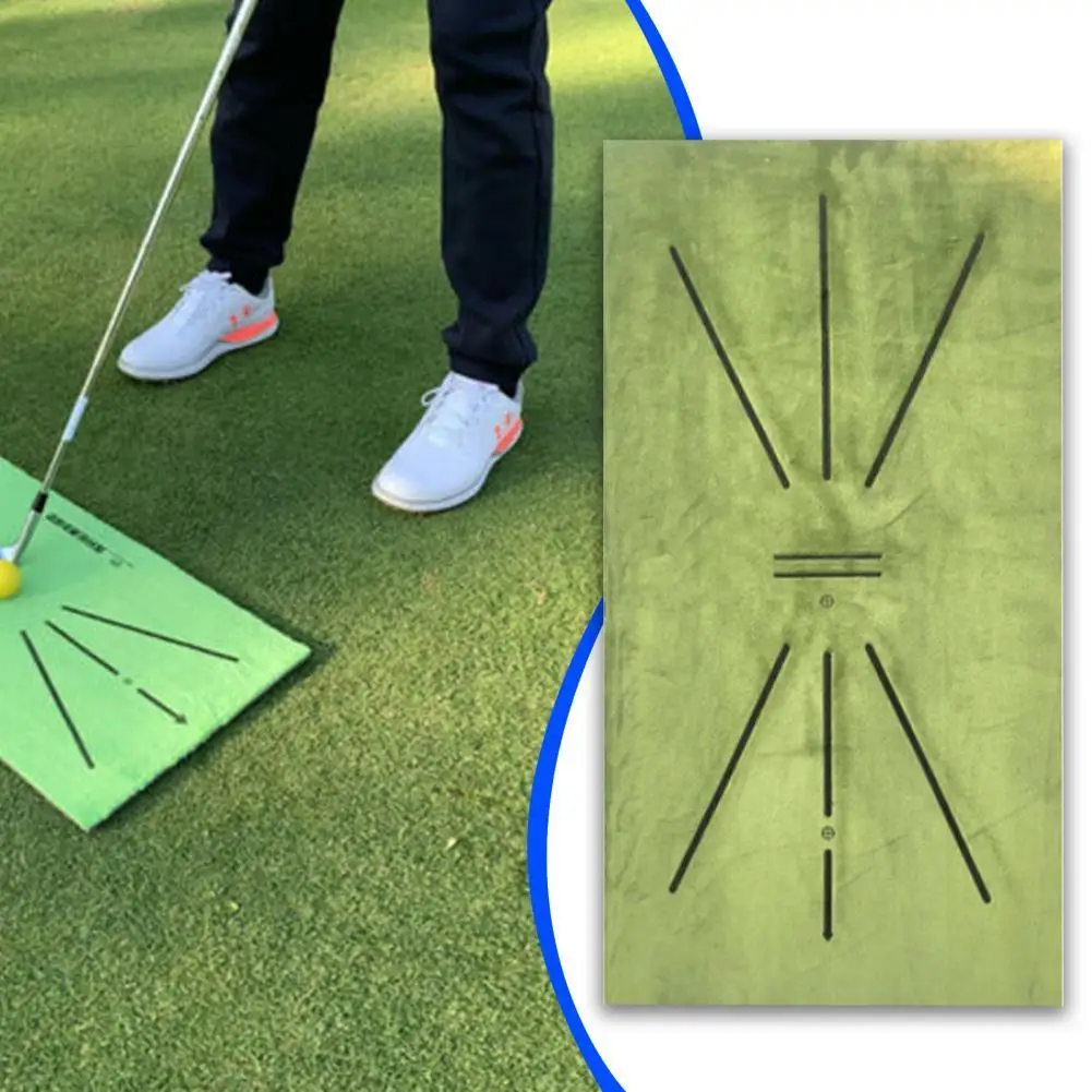 

Non-slip Golf Training Pad Batting Mat Golfer Training Practice Aid Cushion In Door Golf Game Golf Practice Training Aid