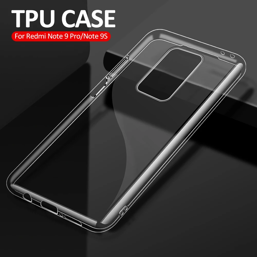 Xiomi Reami Note 9 Pro Case Transparent Soft Silicone Cover For Xiaomi Redmi Note 12 11 Pro Plus 10 9 8 7 Pro Max 10s 9S 9A Case