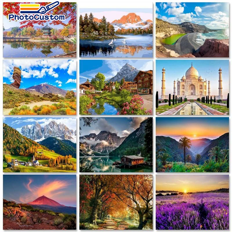 

Набор для рисования по номерам на холсте, 60 х75 см