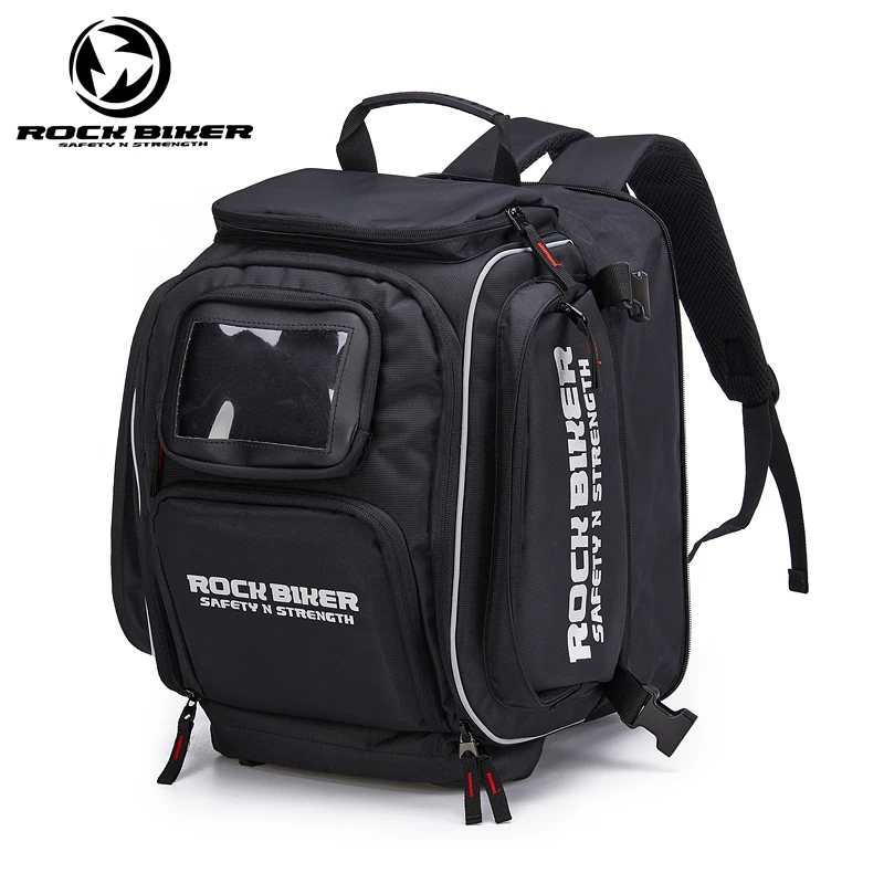 ROCK Байкер Водонепроницаемый черный цвет шлем сумка мотоцикл багаж рюкзак сумки